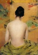 William Merritt Chase Back of body oil on canvas